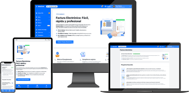 Painel OlaClick em múltiplos dispositivos para controle de notas fiscais